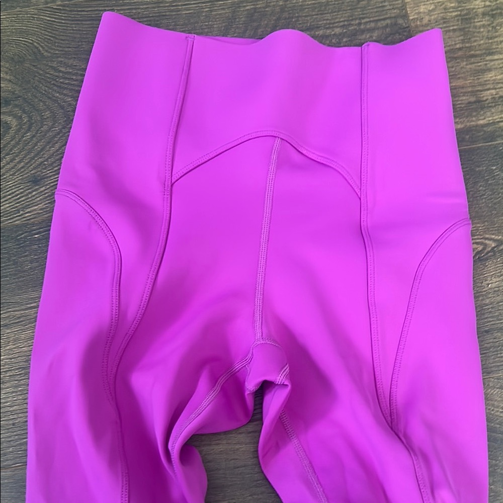 Vibrant Purple Women's Leggings - Picture 2 of 5